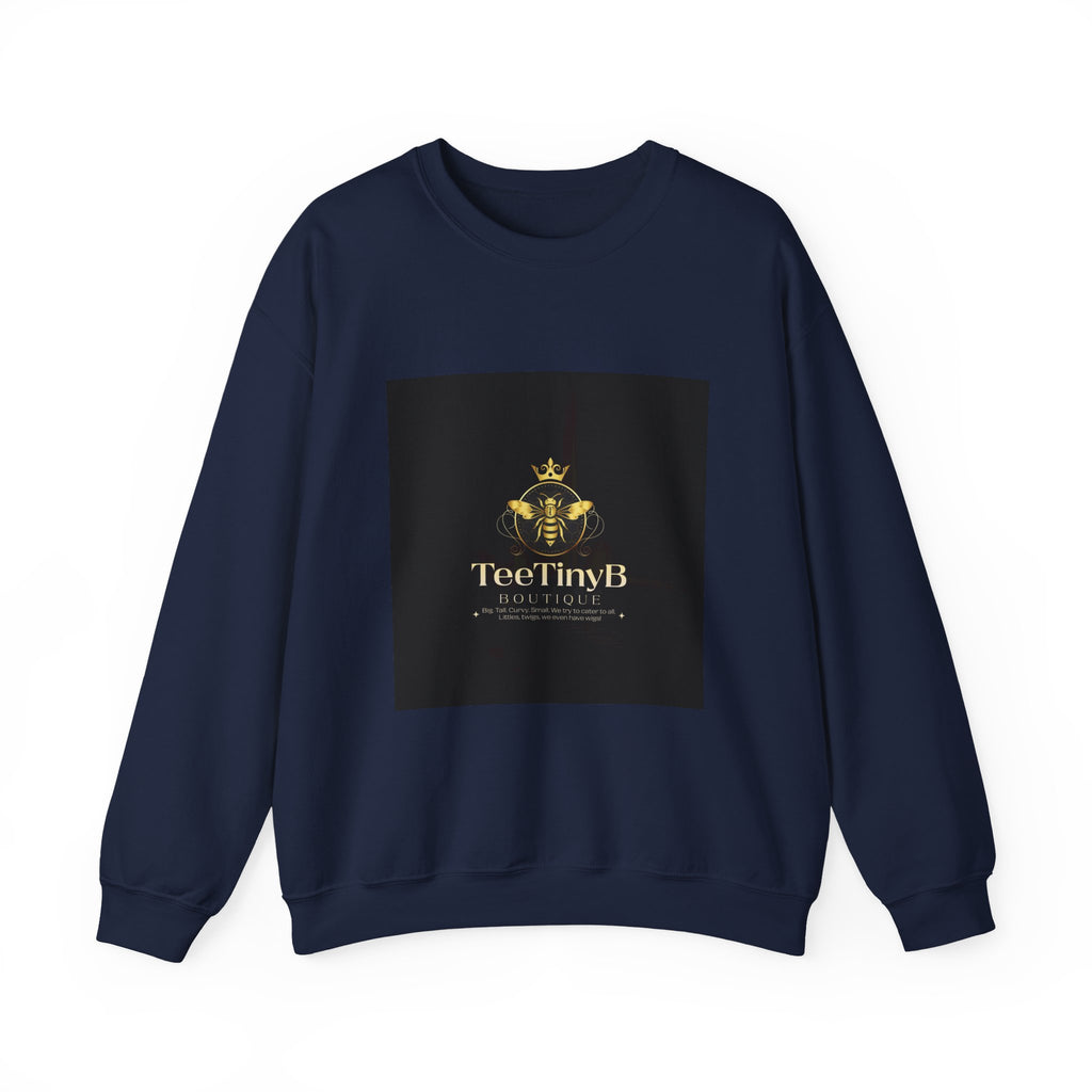 Crewneck Sweatshirt — TeeTinyB Gold Emblem Logo