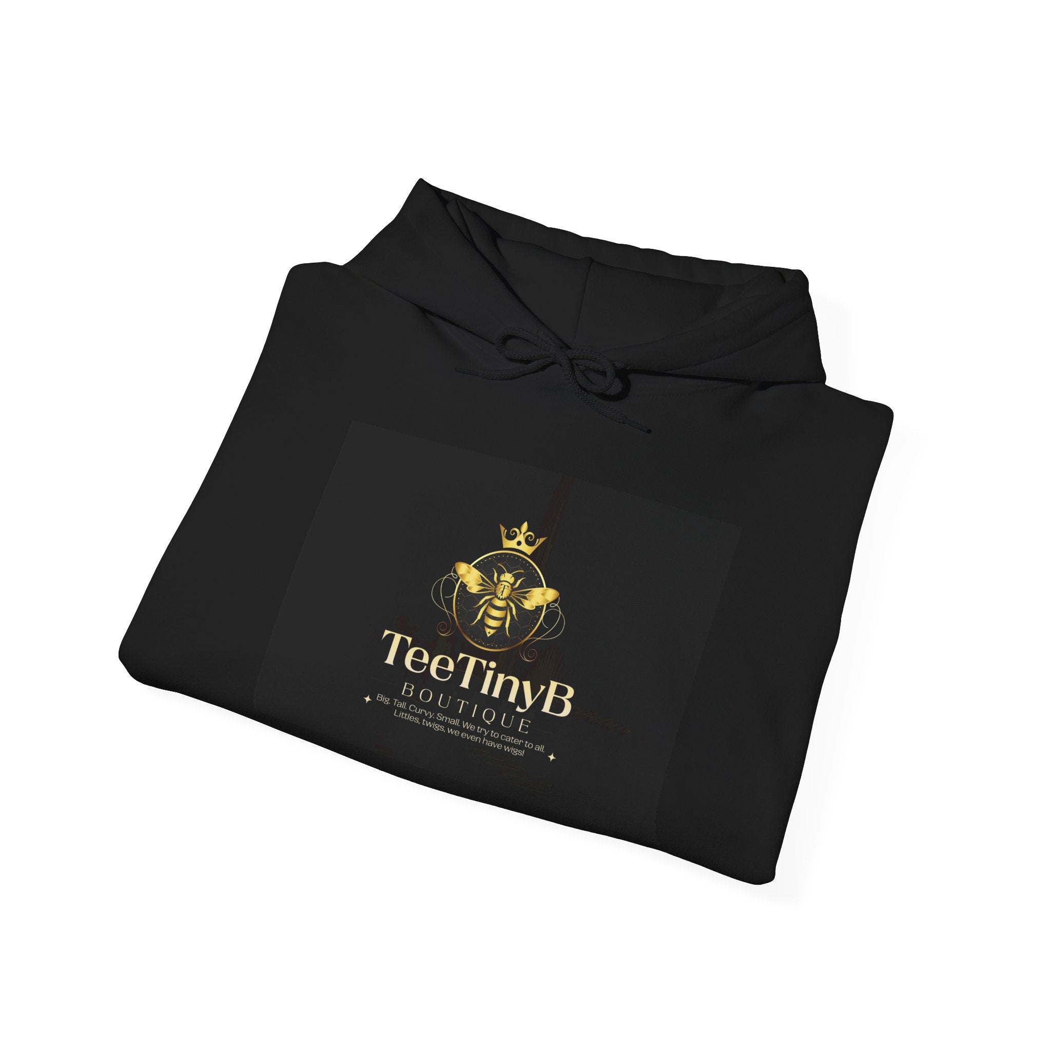 TeeTinyB Gold Crown Hoodie — Luxury Logo Pullover