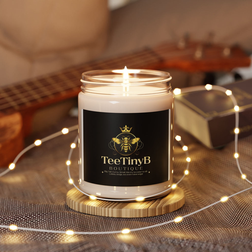 Soy Candle — TeeTinyB Boutique Scented 9oz (Beekeeper Logo)