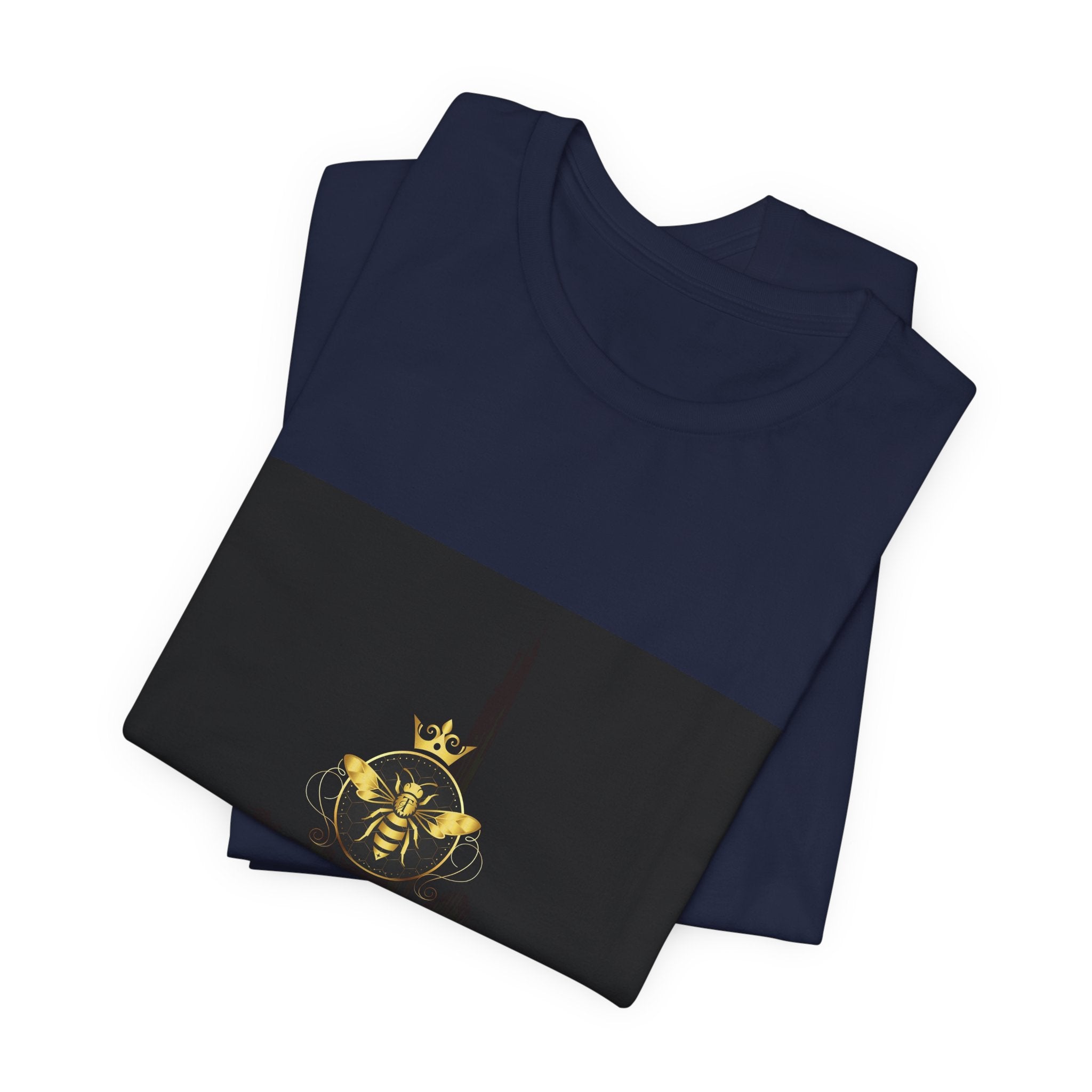 TeeTinyB Bee Logo T‑Shirt — Gold Crown Honey Brand Tee