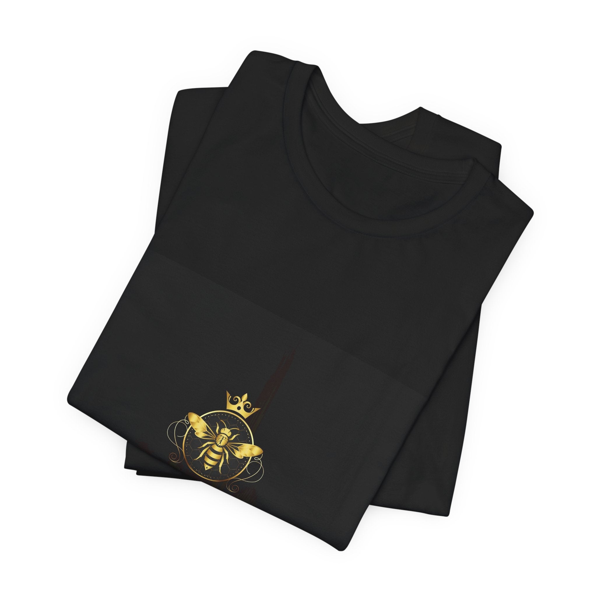 TeeTinyB Bee Logo T‑Shirt — Gold Crown Honey Brand Tee