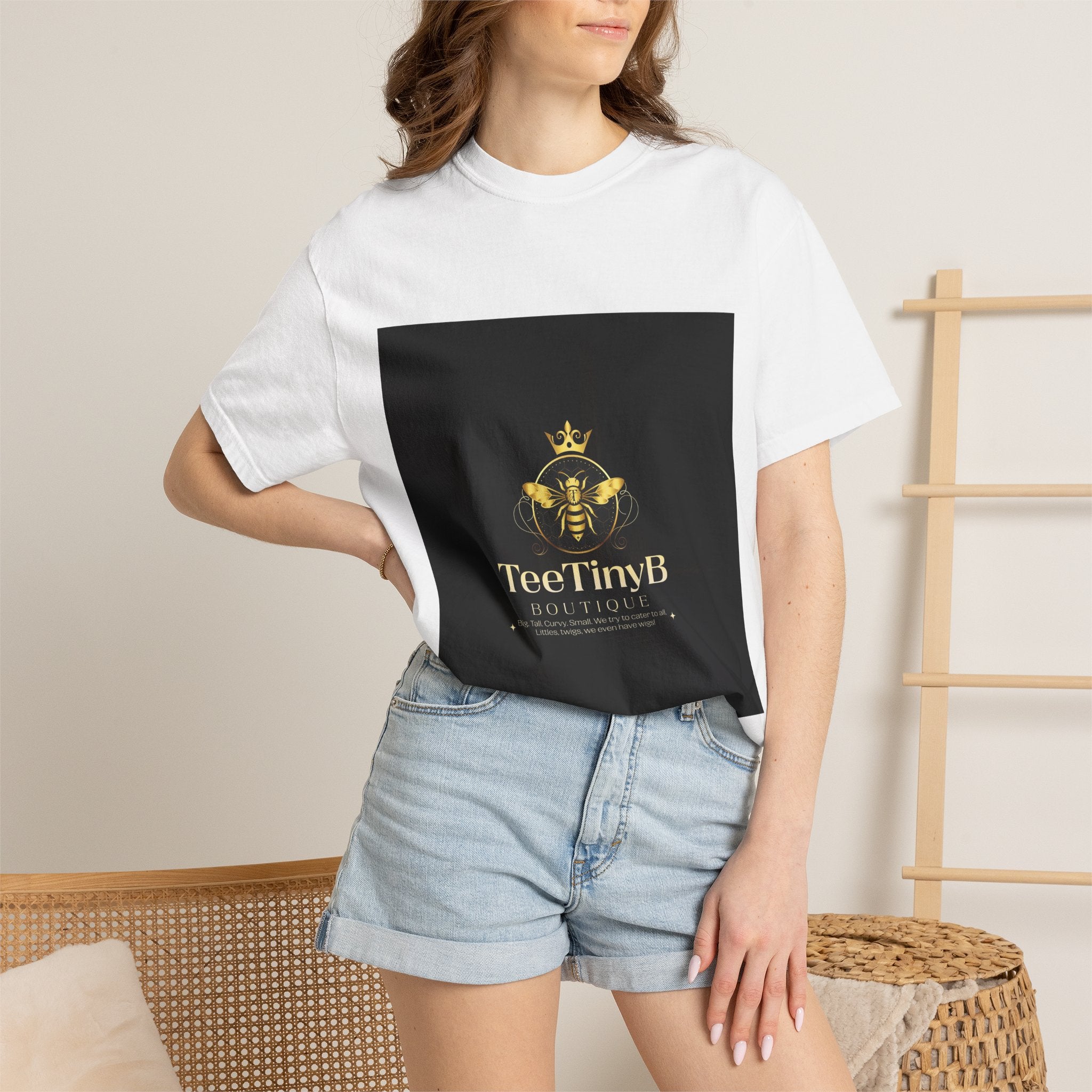 T-Shirt — TeeTinyB Gold Logo Graphic Tee