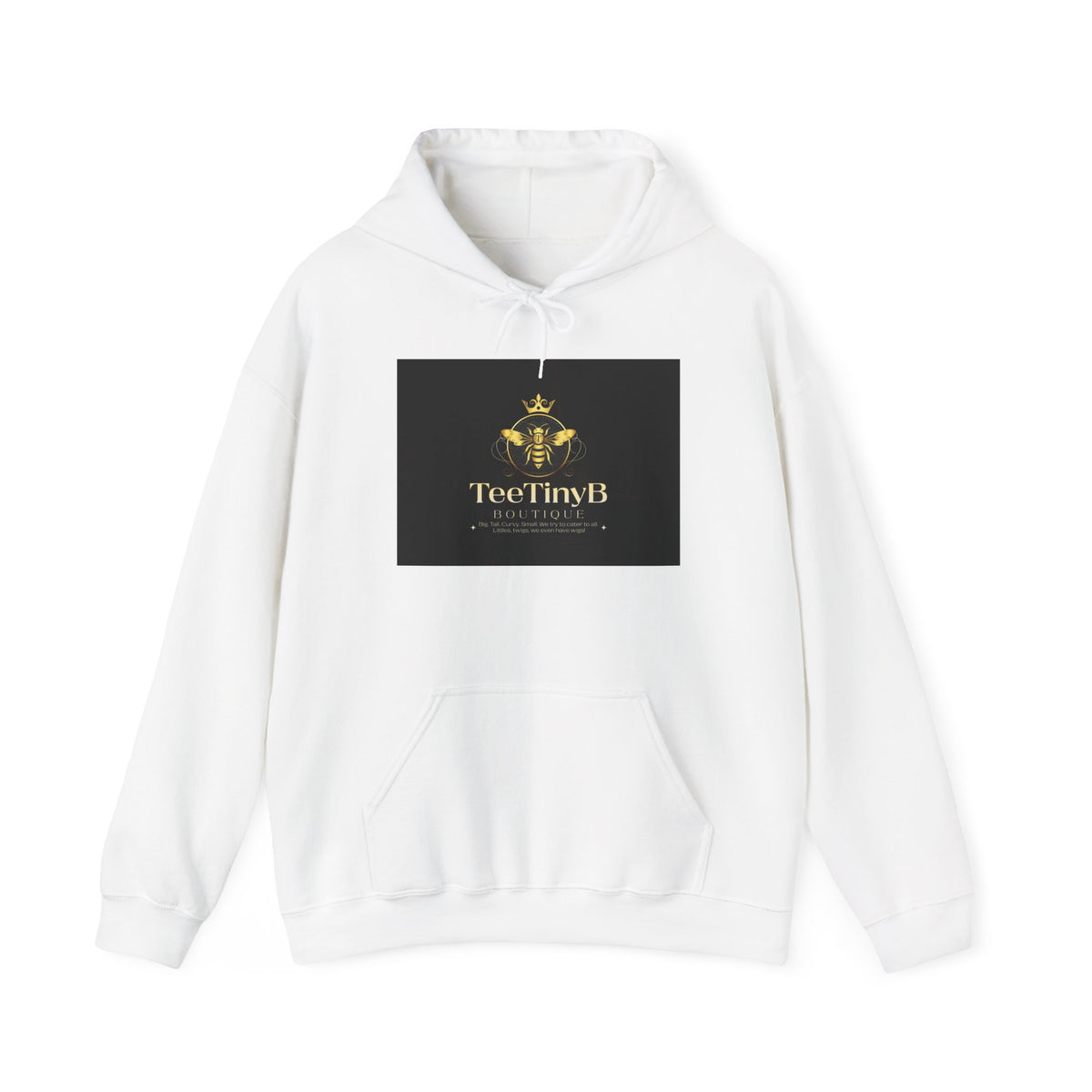 TeeTinyB Gold Crown Hoodie — Luxury Logo Pullover