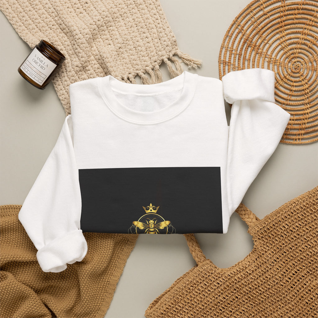 Crewneck Sweatshirt — TeeTinyB Gold Emblem Logo