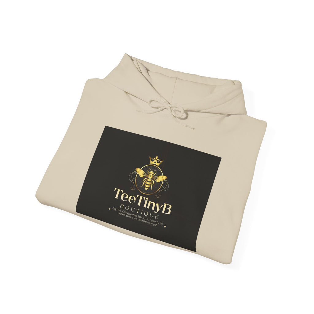 TeeTinyB Gold Crown Hoodie — Luxury Logo Pullover