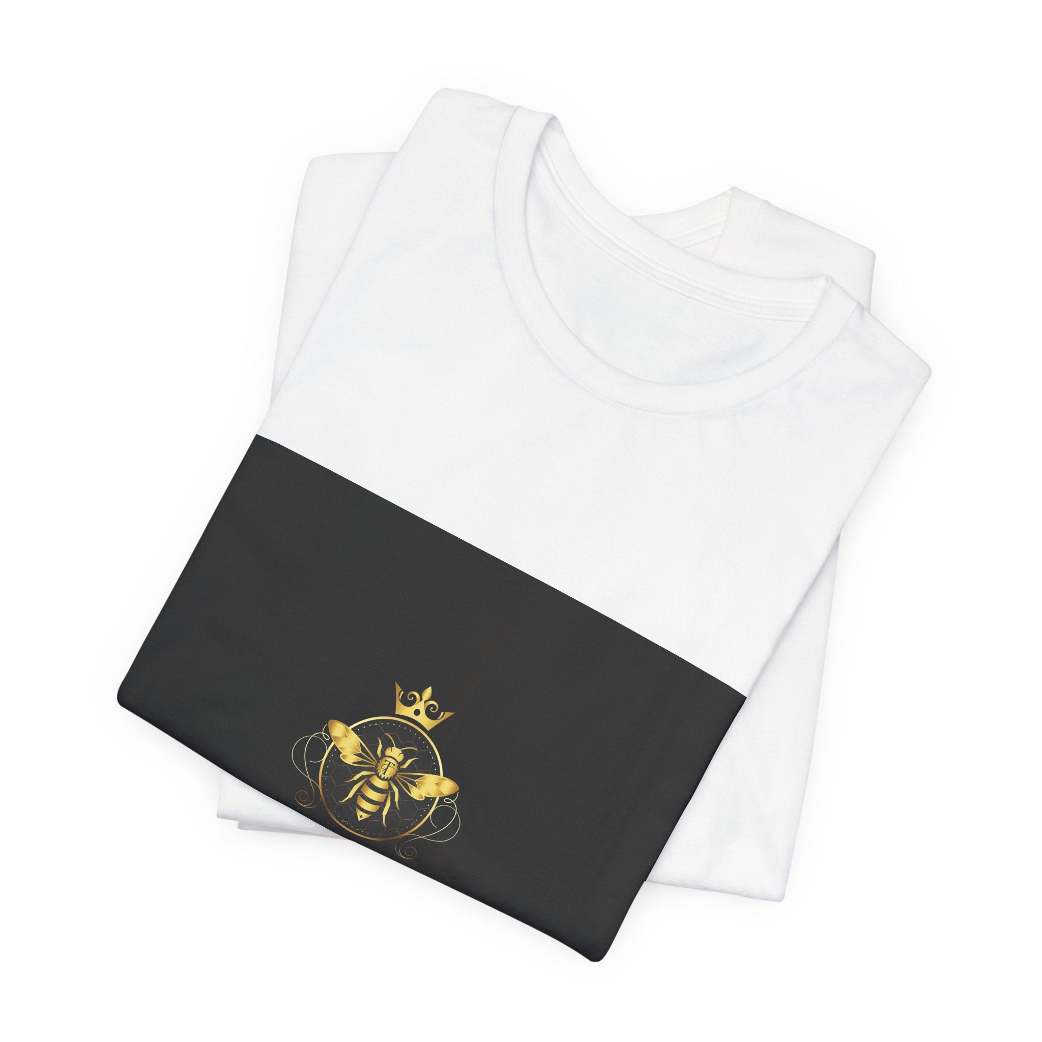 TeeTinyB Bee Logo T‑Shirt — Gold Crown Honey Brand Tee
