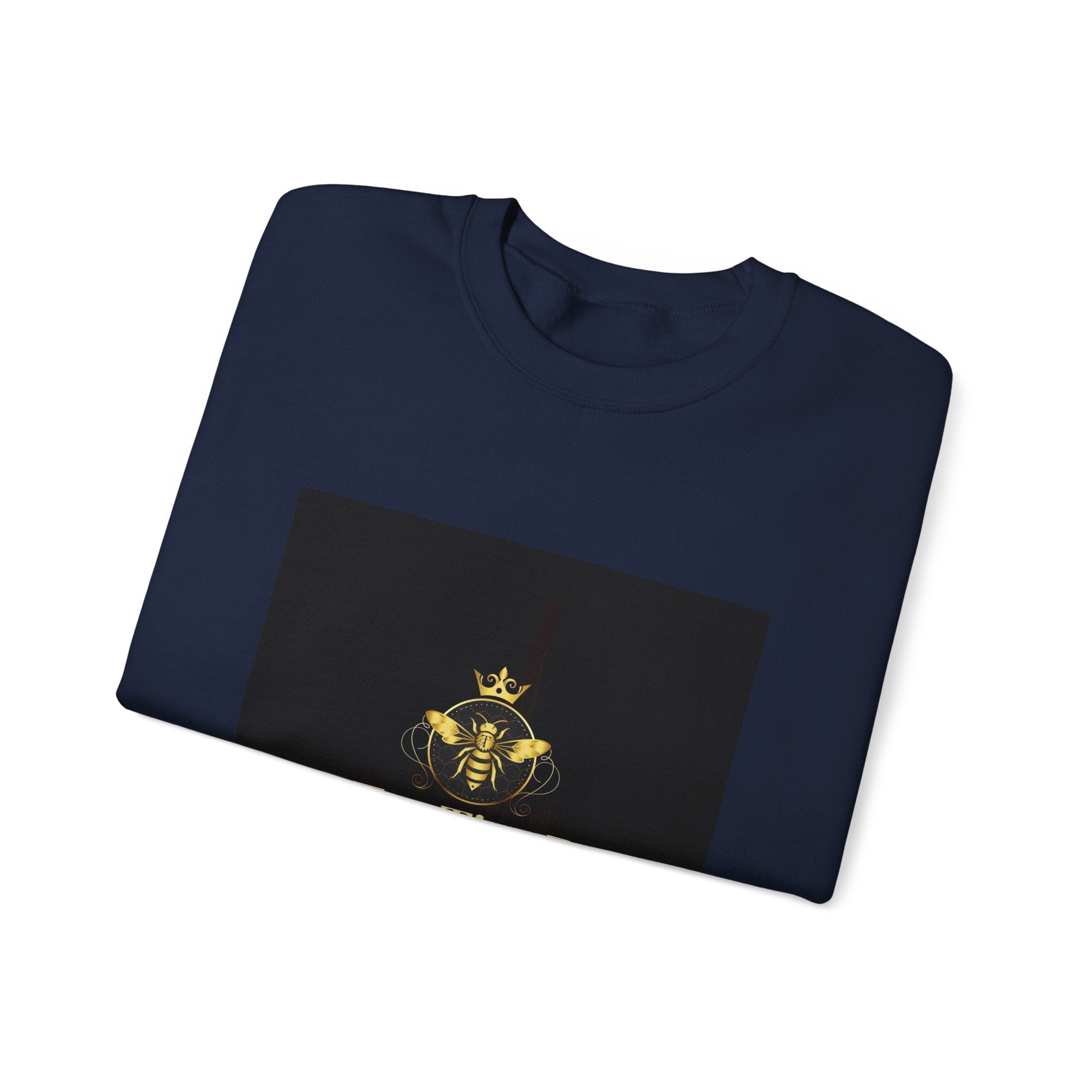 Crewneck Sweatshirt — TeeTinyB Gold Emblem Logo