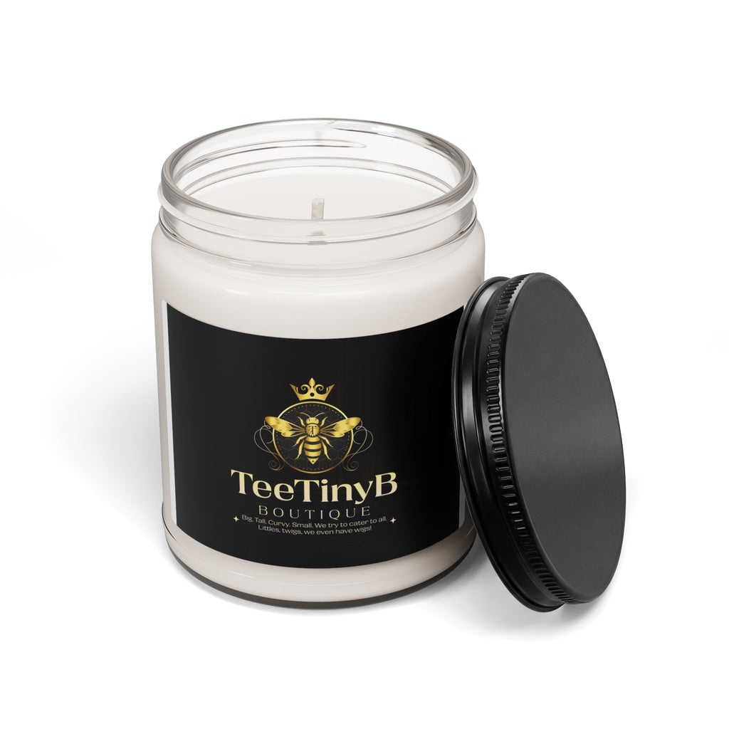Soy Candle — TeeTinyB Boutique Scented 9oz (Beekeeper Logo)