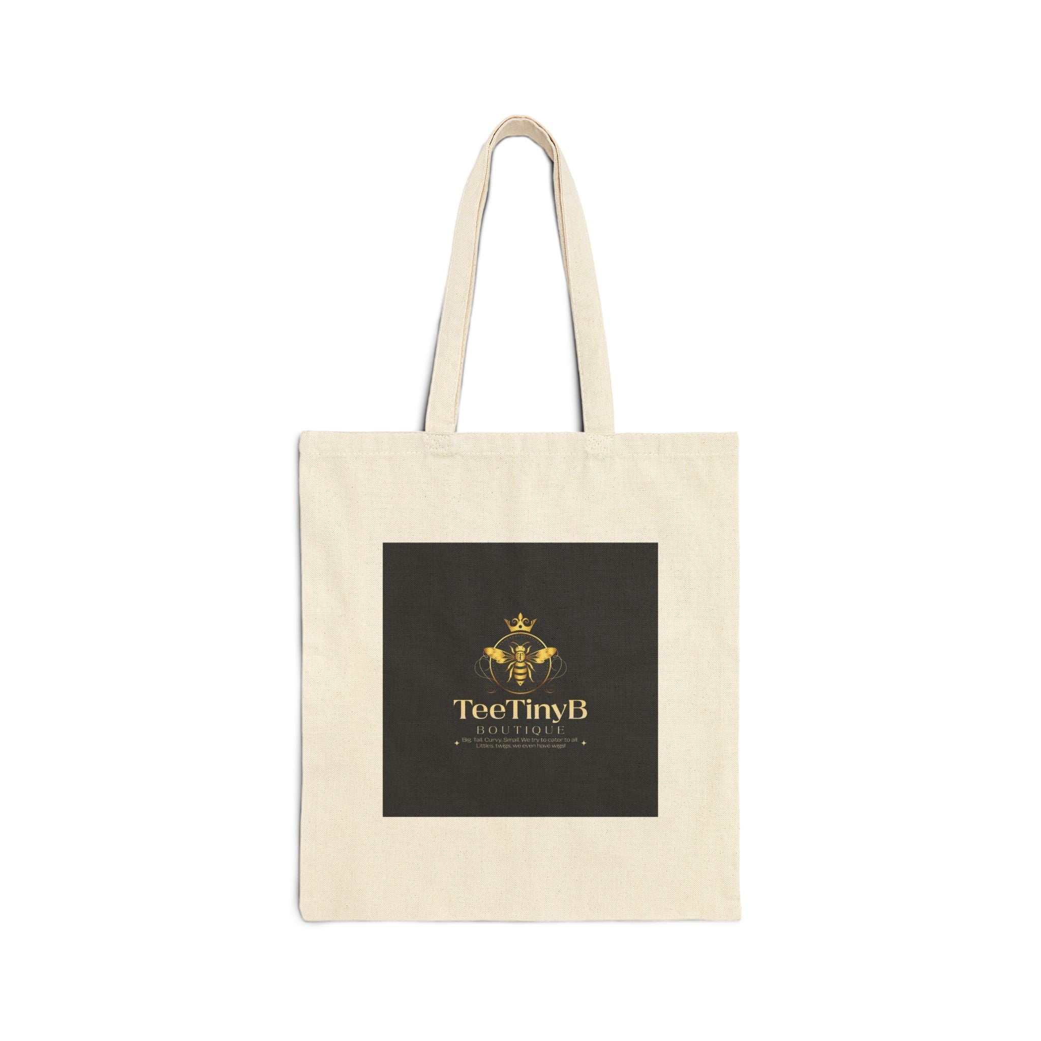 Canvas Tote Bag - Gold TeaTinYB Logo Eco Shopper