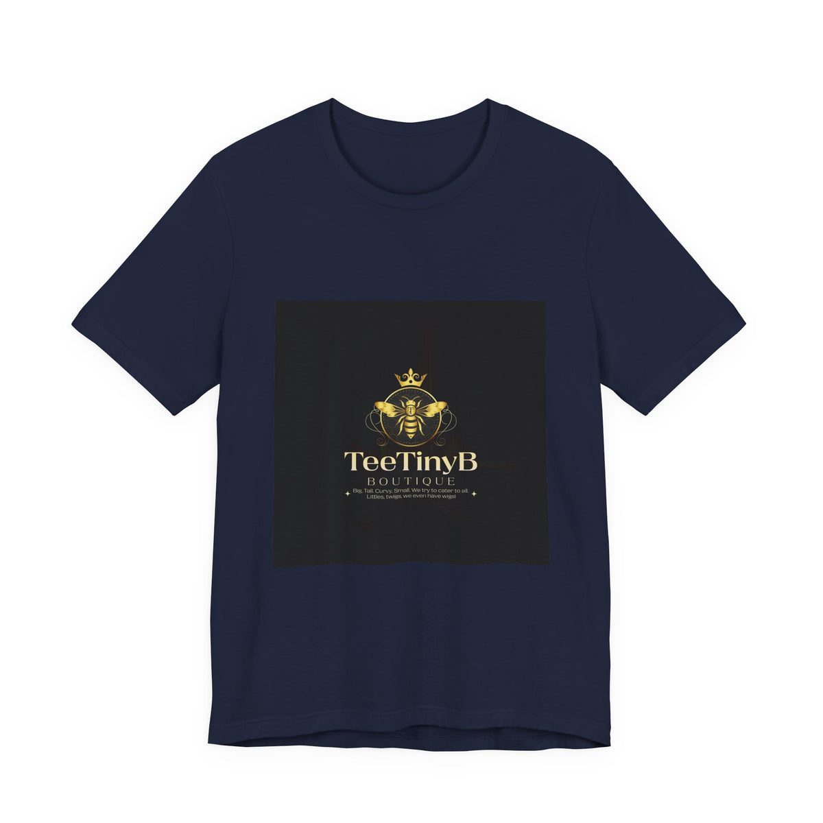 TeeTinyB Bee Logo T‑Shirt — Gold Crown Honey Brand Tee