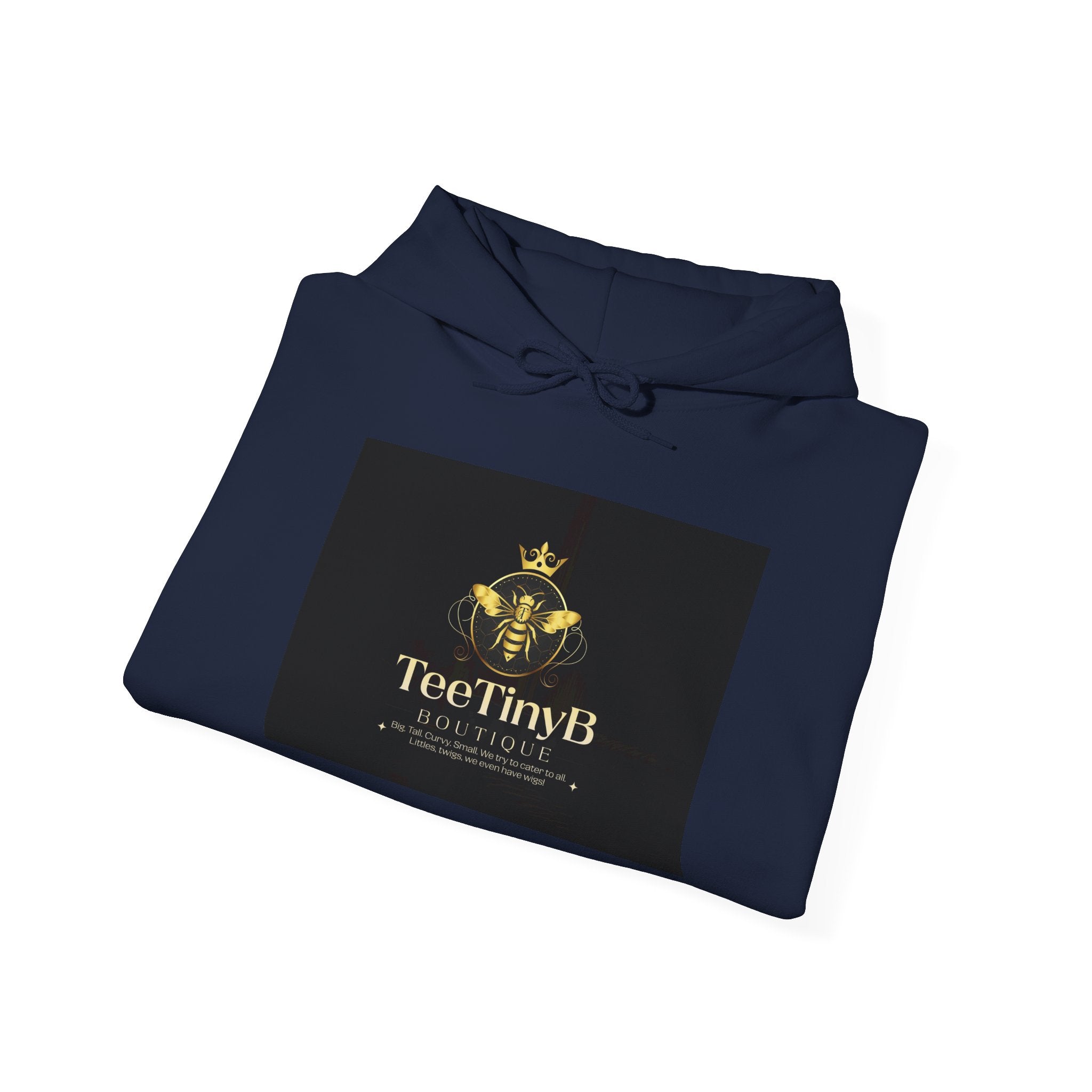 TeeTinyB Gold Crown Hoodie — Luxury Logo Pullover