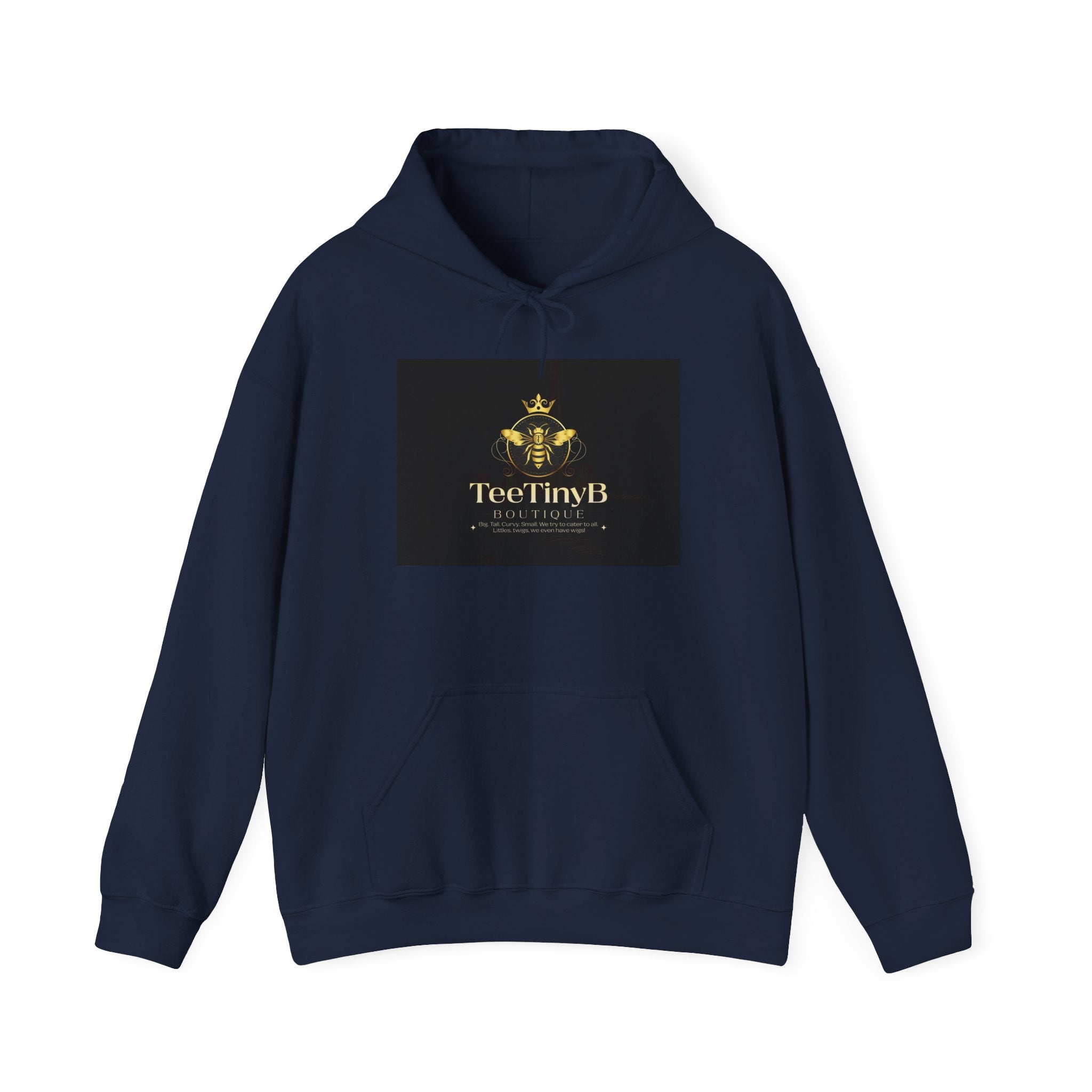 TeeTinyB Gold Crown Hoodie — Luxury Logo Pullover