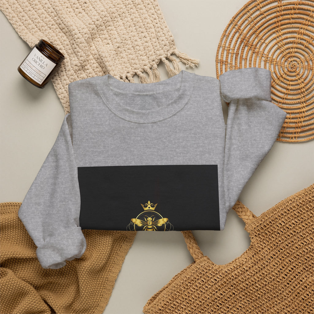 Crewneck Sweatshirt — TeeTinyB Gold Emblem Logo