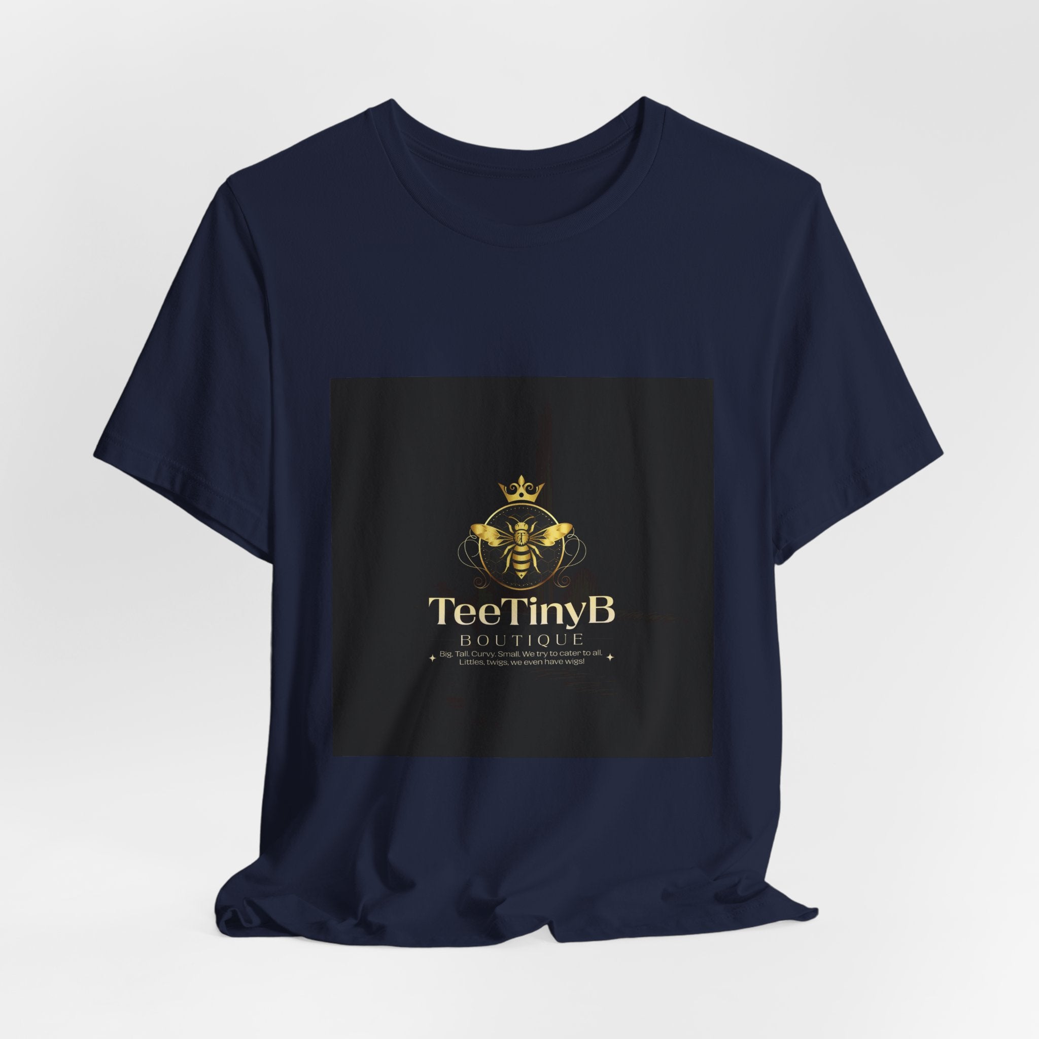 TeeTinyB Bee Logo T‑Shirt — Gold Crown Honey Brand Tee