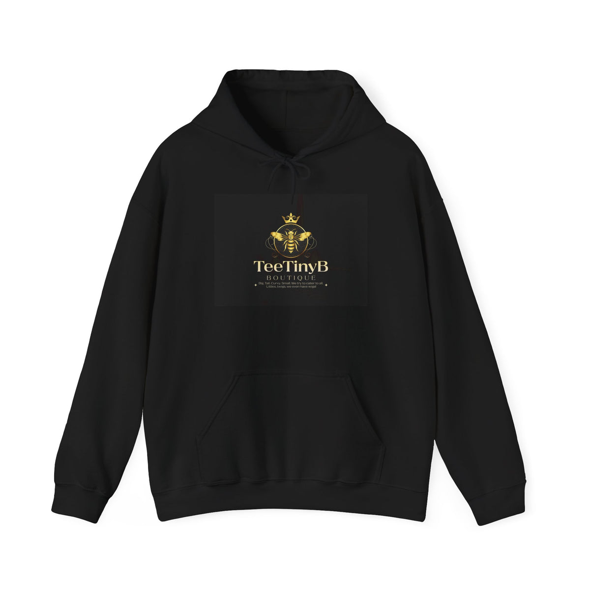 TeeTinyB Gold Crown Hoodie — Luxury Logo Pullover