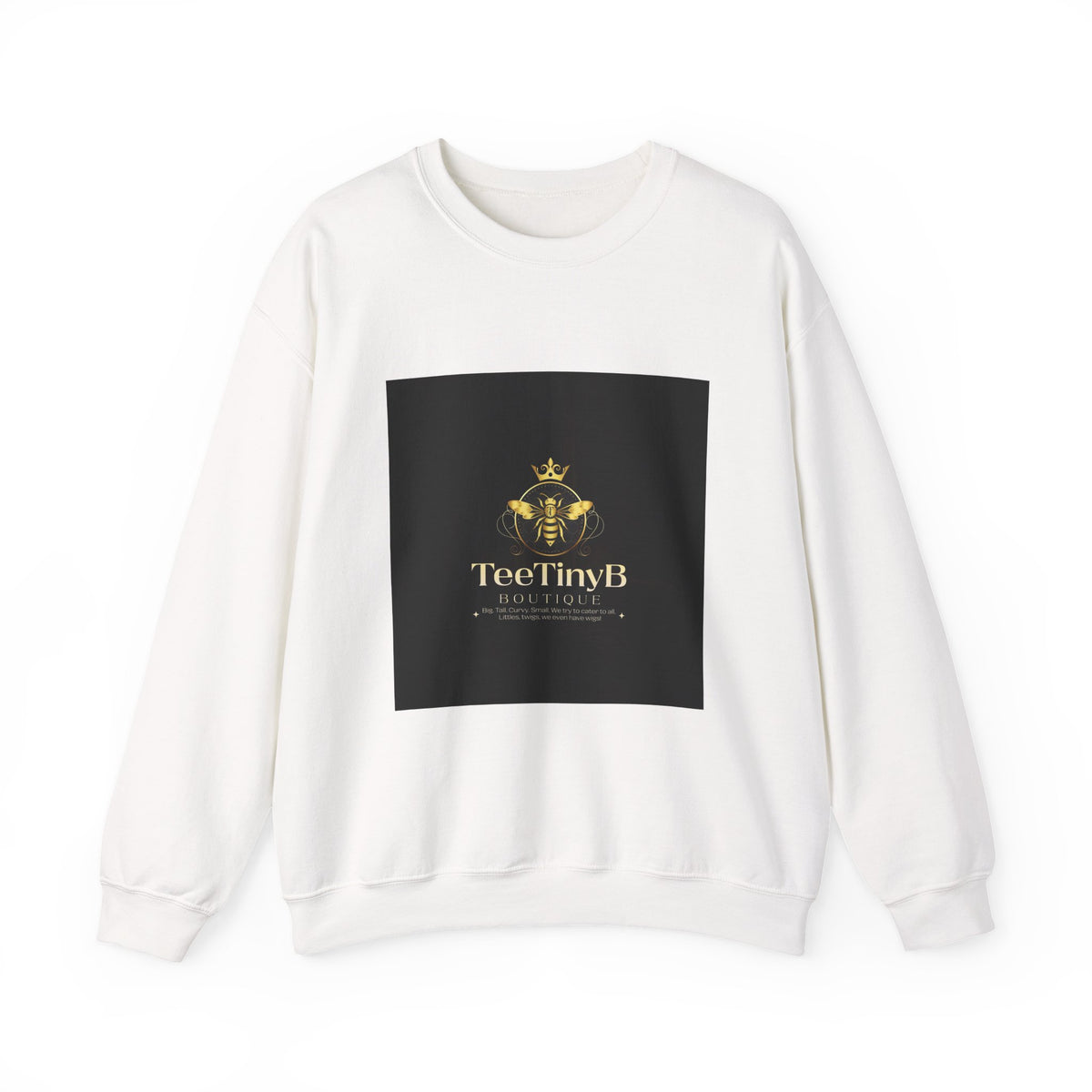 Crewneck Sweatshirt — TeeTinyB Gold Emblem Logo
