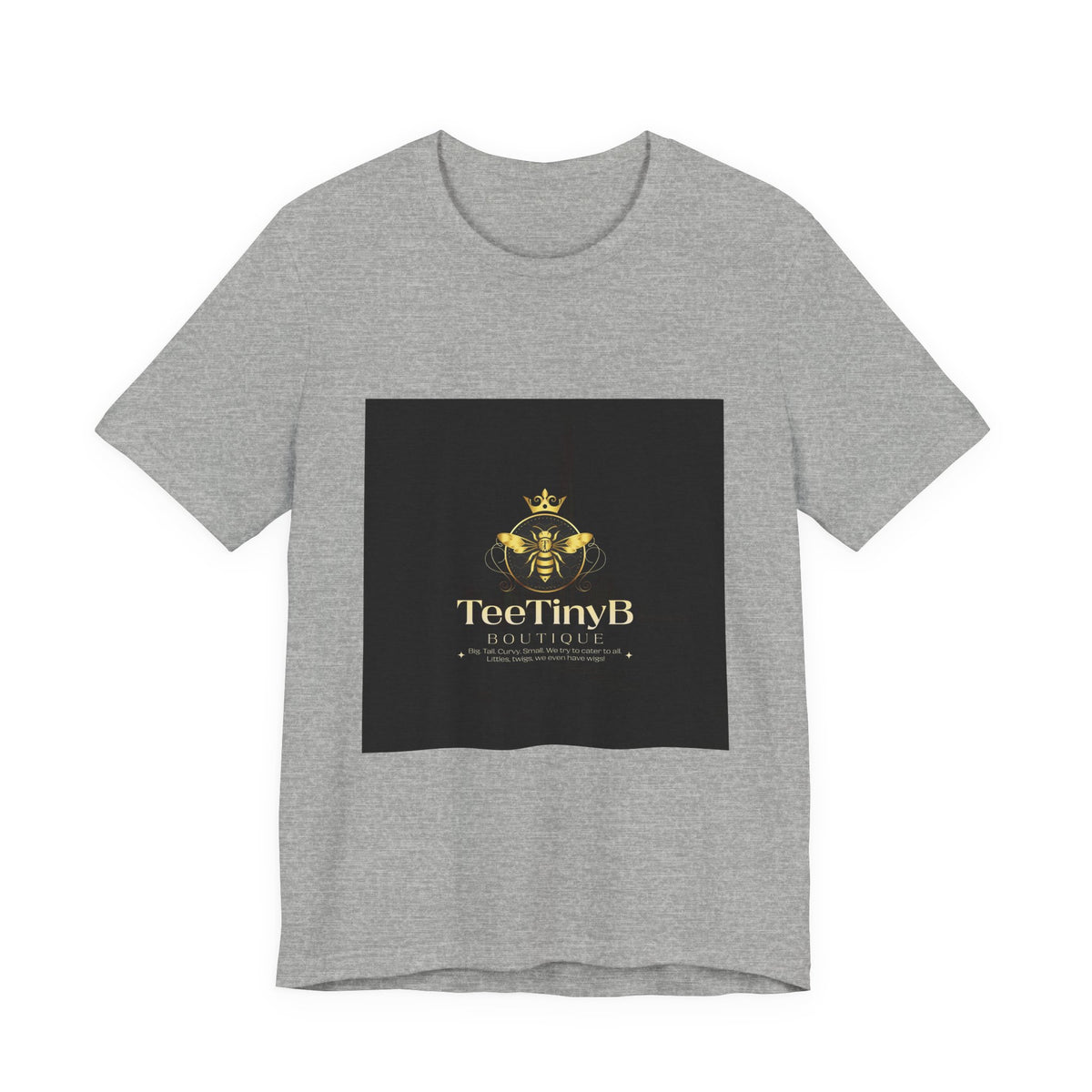 TeeTinyB Bee Logo T‑Shirt — Gold Crown Honey Brand Tee