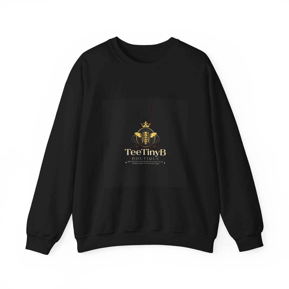 Crewneck Sweatshirt — TeeTinyB Gold Emblem Logo