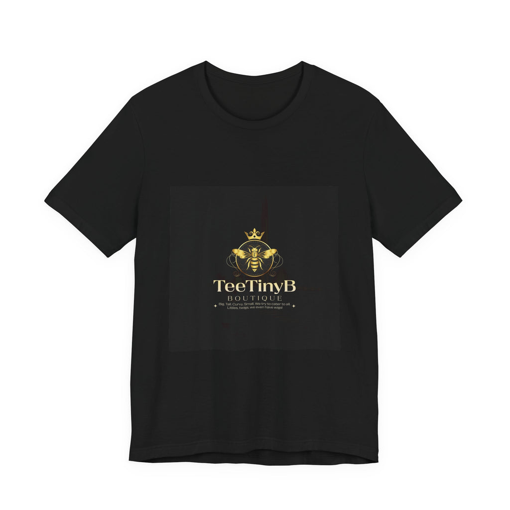 TeeTinyB Bee Logo T‑Shirt — Gold Crown Honey Brand Tee