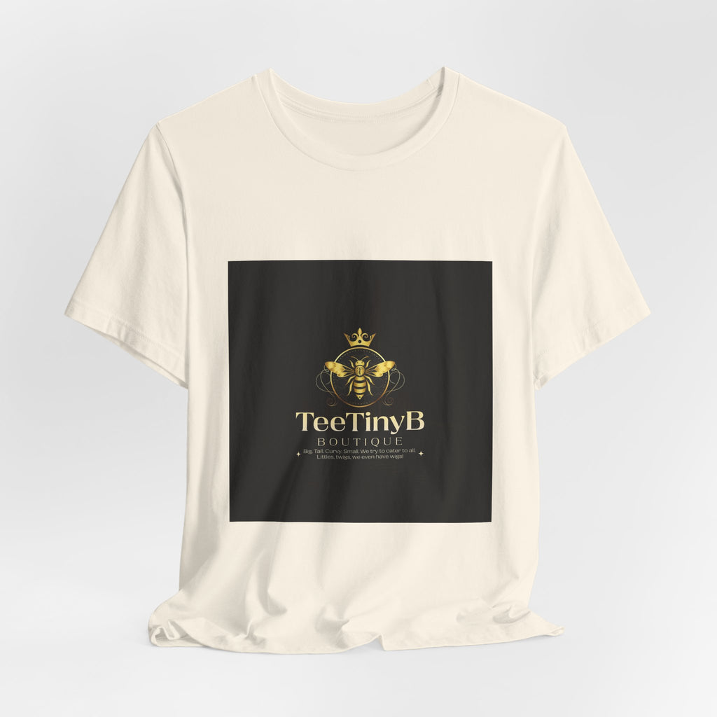 TeeTinyB Bee Logo T‑Shirt — Gold Crown Honey Brand Tee