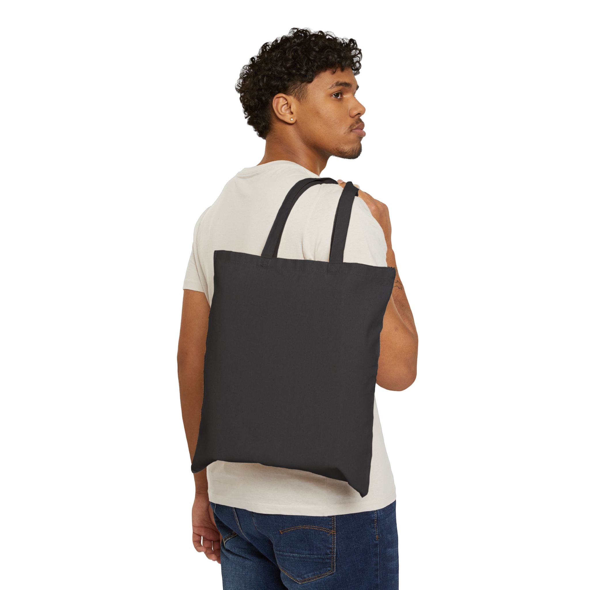 Canvas Tote Bag - Gold TeaTinYB Logo Eco Shopper